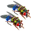 2Pcs Bionic Fly Fishing Bait Fly Fishing Hook Fly Swim Baits Fishing Accessories