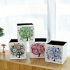 5D Diamond Painting Folding Storage Basket Box Embroidery Cross-stitch Picture Art Craft For Home Closet Cabinet Bedroom Toy Sundry Organizer (Season Tree)