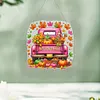 (US Local)Fall Truck DIY Diamond Art Pendant Diamond Painting Set for Wall Window