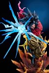 1/6 & 1/4 Scale Super Saiyan 4 & 5 Son Goku with LED - Dragon Ball Resin Statue - Iron Curtain Studio