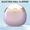 Electric Nail Clipper with LED Light Rechargeable Automatic Nail Trimmer Cutter