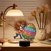(US Local)Acrylic Double Sided Boy Egg Diamond Painting LED Night Light for Easter