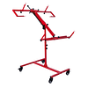 [US Local Warehouse] Multifunction Paint Stand Bumper Stand Adjustable 90 Degree Rotating Paint Holder with 4 Wheels Hang Automotive Panels Fenders Bumpers Car Parts