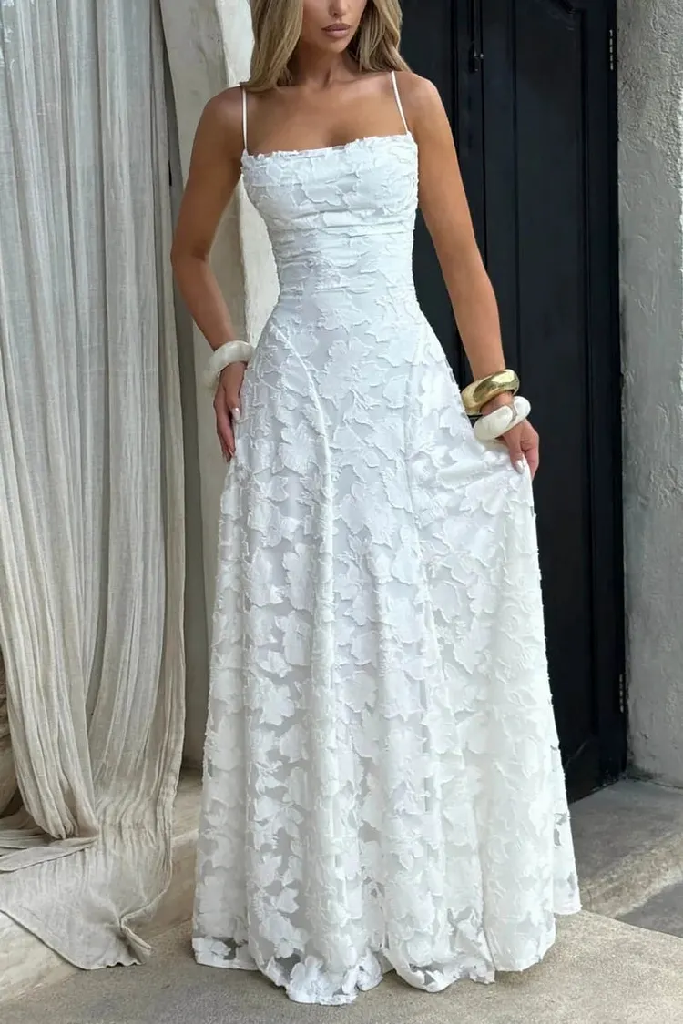 Jacquard Maxi Dress
