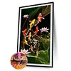 Fish Lotus - Full Round Diamond Painting(85*45cm)