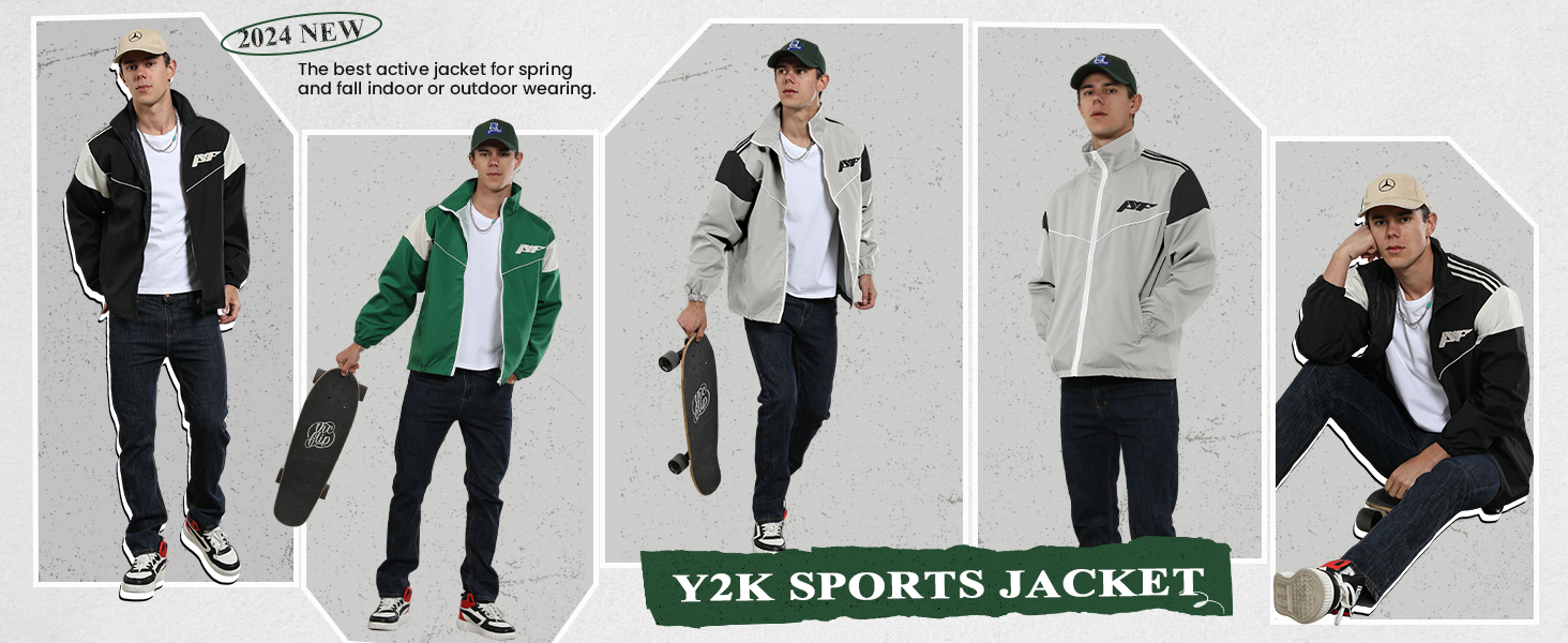 Men's Patchwork Varsity Jacket