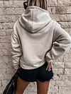 Solid Long Sleeve Warm Hoodies&Sweatshirts Tops