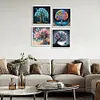 (US Local)4Pack Tree-Special Shaped Diamond Painting Kit(30x30cm)