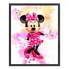 Watercolor Disney Minnie Mouse - 11CT Stamped Cross Stitch 40*50cm/15.75*19.69in