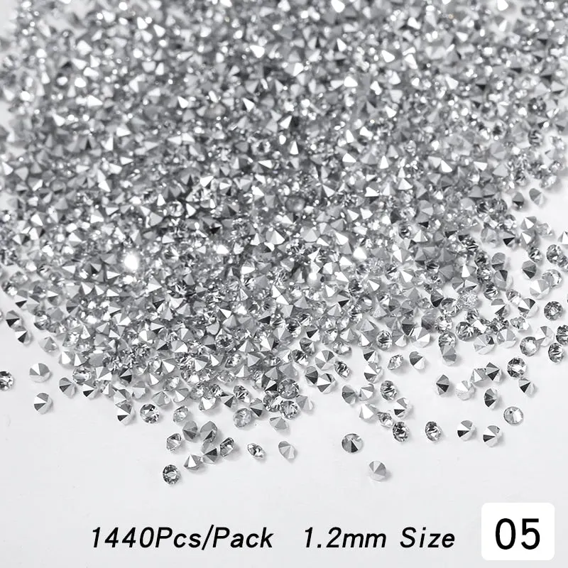 48pcs Mixed Size Aurora Little Bear Nail Art Accessories Resin Kawaii Bear Stereo FlatBack 3D Fashion Fingernail DIY Decoration-Nail Inspo