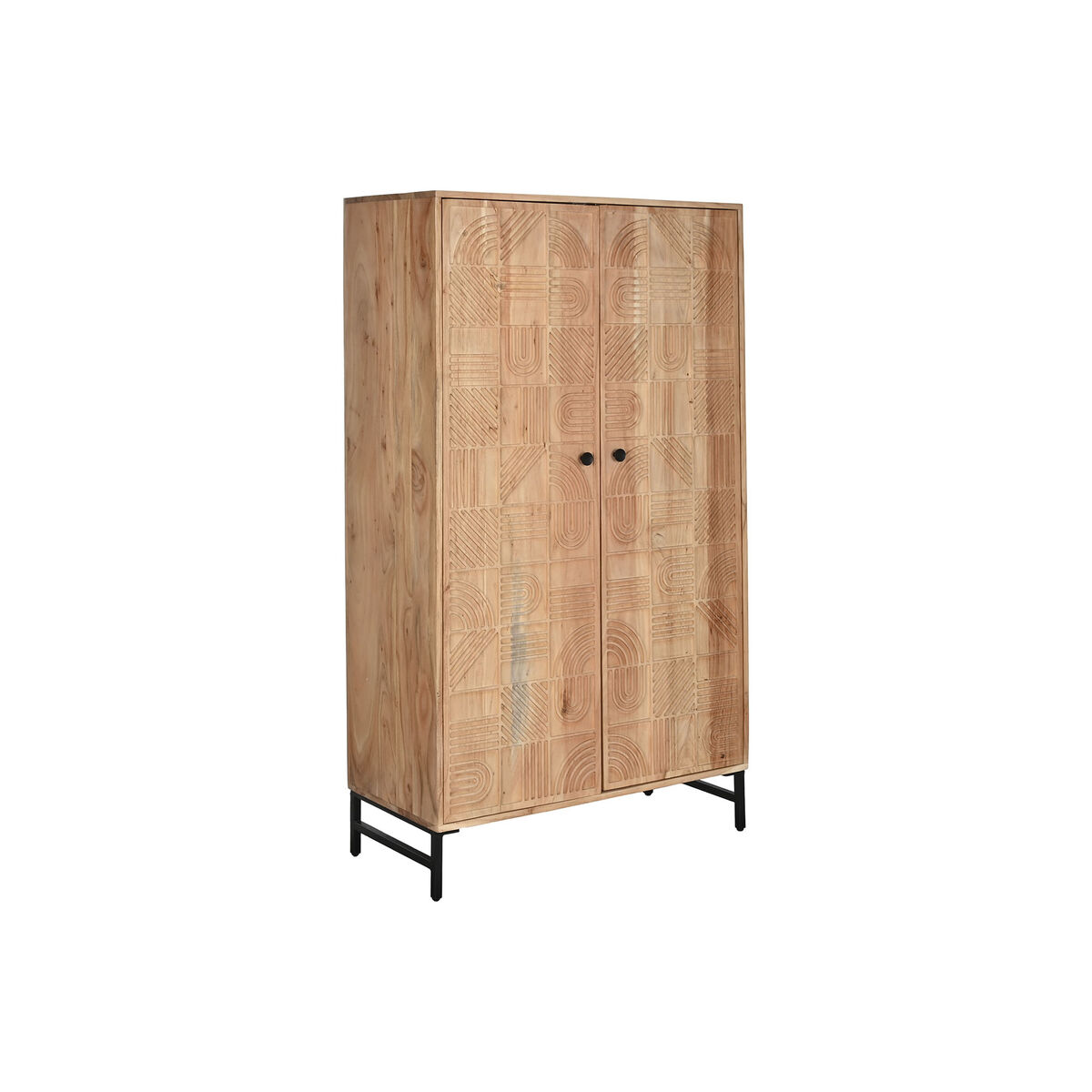 Sideboard Home ESPRIT Brown Metal Acacia 90 x 40 x 161 cm