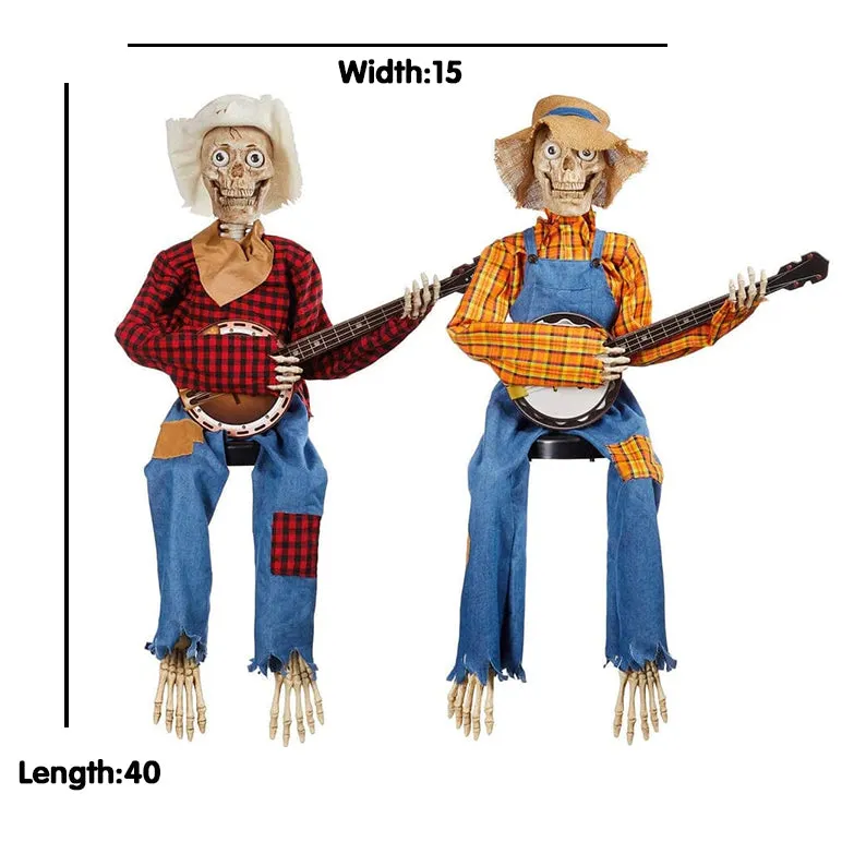 Funny Animated Dueling Banjo Skeletons