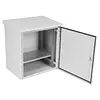 [US Local Warehouse] Electrical Junction Box IP55 Waterproof Metal Electrical Enclosure 24x24x28in with Fan-Vent Design Enclosure Steel Box for Electronics Services and Battery Accessories