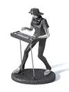 Music Rock Band Electric Guitar Musical Instrument Home Decoration Ornaments