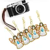 5pcs DIY Full Drill Special Shaped Diamond Painting Angel Fashion Keyring