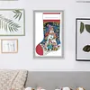 Carol Stocking -16CT Stamped Cross Stitch Kit(30*44cm)