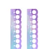 2pcs Cross Stitch Row Line Board Acrylic for Handmade Accessories (Gradient)