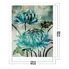 Flower-3 strands 11CT Stamped Cross Stitch-40*50CM
