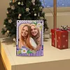 Floral Special Shape Diamond Painting Photo Frame Home Decor (Flower Purple)