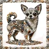 Stone Art Puppy-Full Round Diamond painting 40*40CM