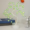 LED Tree Lights with 35 Flowers Decorative Tree Bedside Light USB/Battery Operated Artificial Trees Lamp for Party Spring Tabletop Decoration