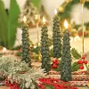 Bougie de sapin de No&euml;l LED avec t&eacute;l&eacute;commande