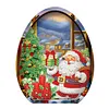 Wooden Christmas Desktop Diamond Art Kits 5D DIY Diamond Art Tabletop Decorations Kit