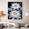 Lotus-14CT Stamped Cross Stitch 40*50cm/15.75*19.69in