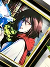 3D Decorative Paint of Mikasa Ackerman - Attack On Titan Decorative Painting - momo Studio