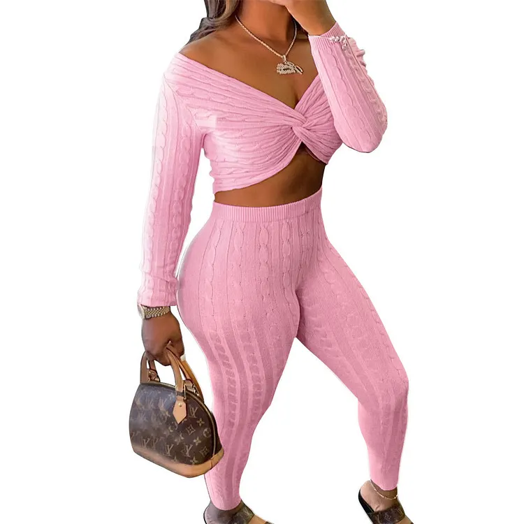 Sweater Bodycon Sets Strapless