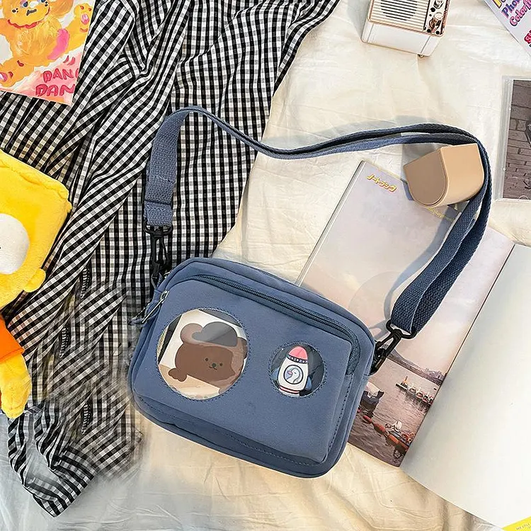 Girl And Bear Shoulder Bag