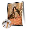 （Big Size)Beauty Cat-Paint by Numbers Acrylic Painting 50*60CM