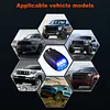 Solar-Power Car Roof Light with RC Punch-Free Universal Signal Mouse Lamp RGB Solar Powered Strobe Pilot Light for Pickup Trucks SUV Motorcycles