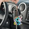 (US Local)PET Double Sided Special Shaped Easter Alphabet DIY Diamond Painting Keychain