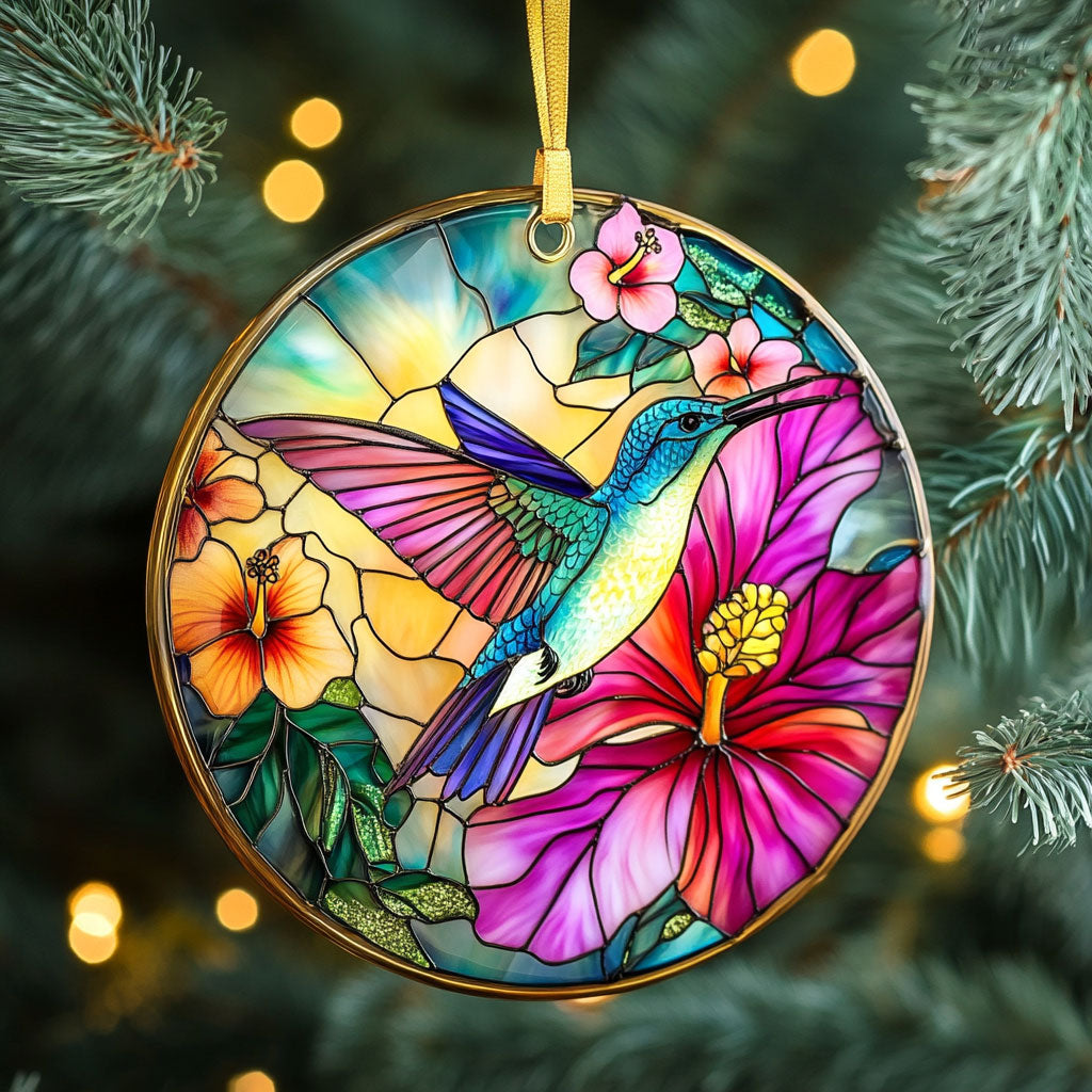 Hummingbird Light WN1610086CL Personalized Christmas Ornament