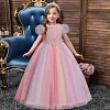 Spring Autumn Flower Kid Girl Princess Dress