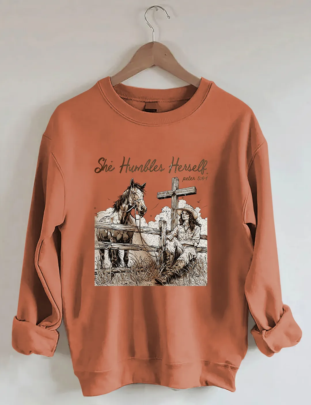 She Humbles Herself Sweatshirt
