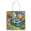 DIY Forest Scenery Diamond Painting Shopping Bag