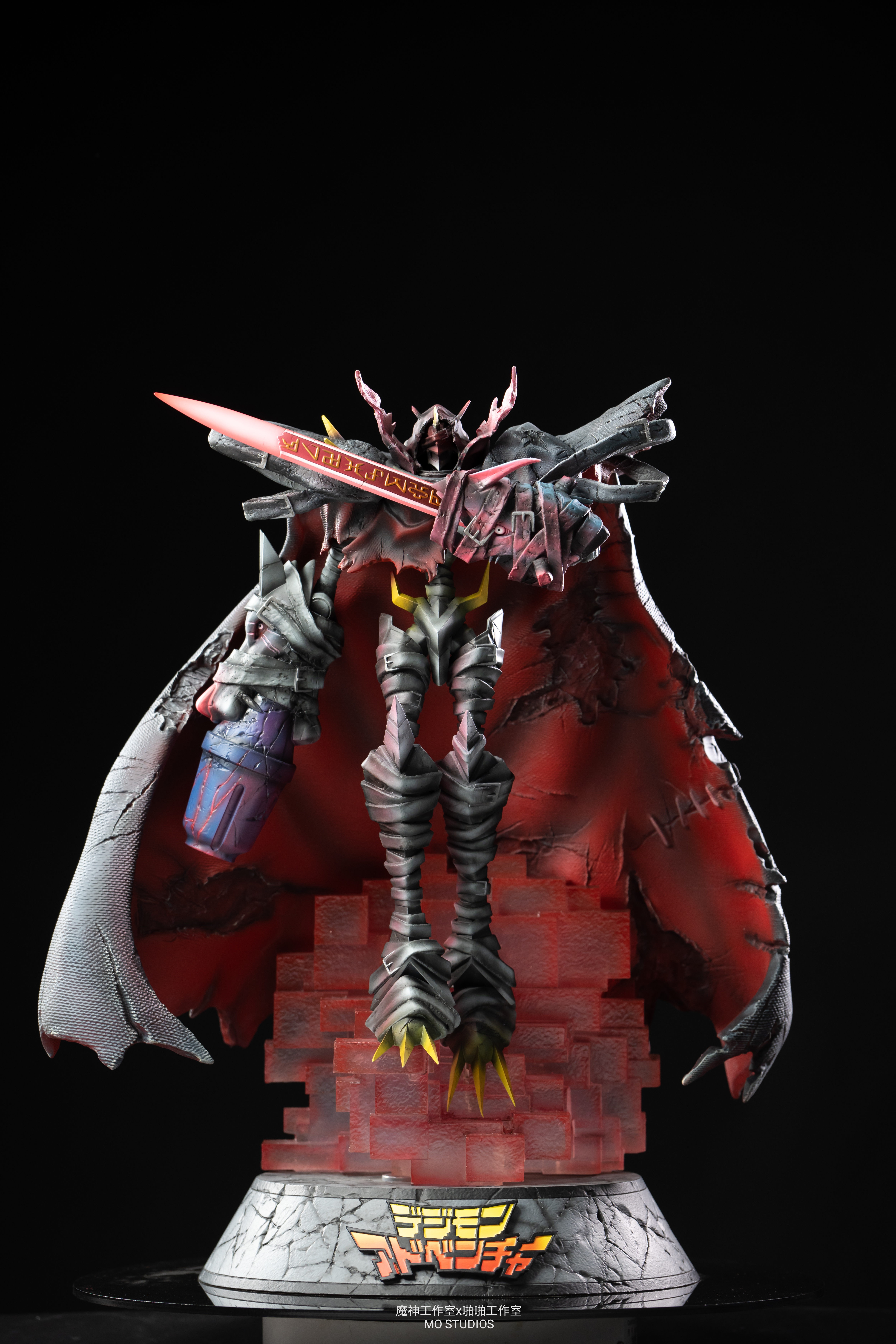 PRE-ORDER Mo Studio - Digimon Omegamon Zwart Defeat Statue(GK)-