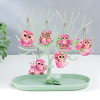 6pcs/set Owl Diamond Painting Keychain DIY Diamond Mosaic Kit Bag Pendant