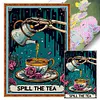 Halloween Teacup-11CT Stamped Cross Stitch 50*70cm/19.69*27.56in(Big Size)