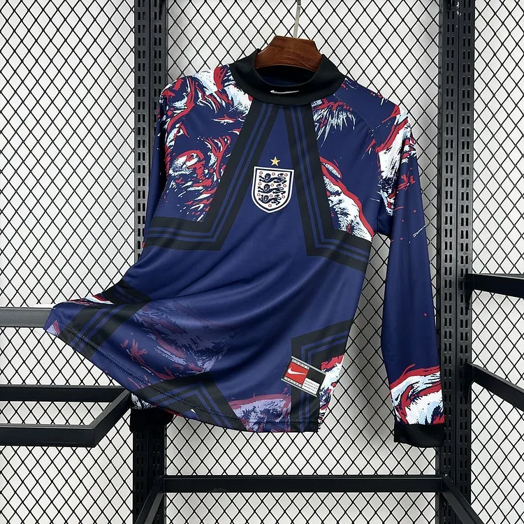 【S~4XL】England 2026 World Cup Goalkeeper Long-Sleeved Jersey