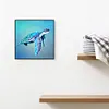 Framed Swimming Turtle-Paint By Numbers Acrylic Painting 20*20cm(HOT)