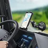Suction Cup Car Tablet Holder with Adjustable Arm & 360 Rotation Car Phone Mount for Dashboard & Windshield Heavy Duty Truck Accessories