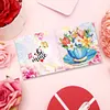 8pcs/set DIY Diamond Painting Greeting Cards Thanks Mosaic Postcards Kits