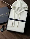 Choice 100% Goat Cashmere Sweater Men's Hoodie Pullovers Autumn Winter Soft Warm Comfy Cashmere Knitwear High Quality Tops