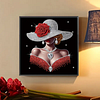 Elegant Lady -Special Shaped Diamond Painting Kit