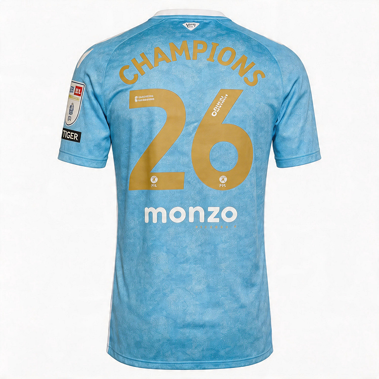 【S~4XL】Coventry 25/26 Home Football Jersey（CHAMPIONS #26）