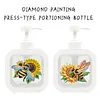 A Set of Two Multifunctional Diamond Painting Reusable Liquid Bottles DIY Special Shaped Drill Craft Kits