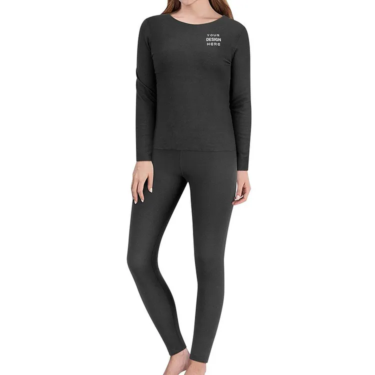Personalized Design Women's Thermal Underwear Front